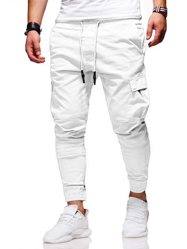 Tethered Elastic Sports Baggy Jogging Pants